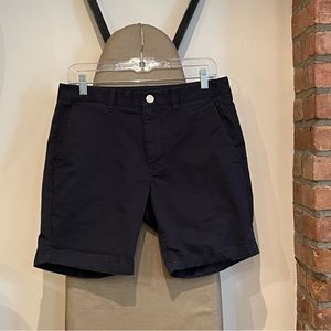 Bonobos Slim 7 Inch Dark Blue Chino Stretch Short, Size 31